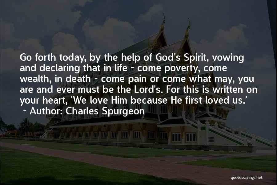 Condolences Quotes By Charles Spurgeon