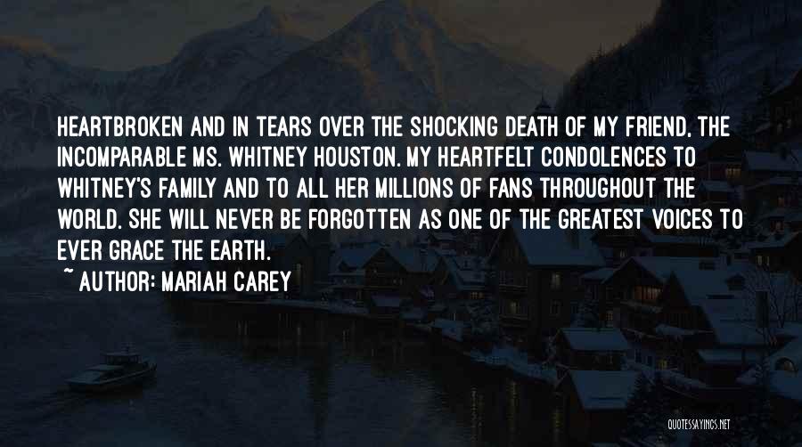 Condolences Quotes By Mariah Carey