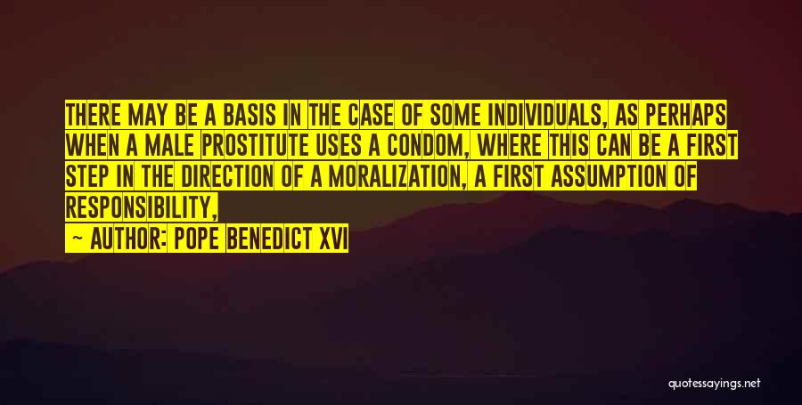 Condom Quotes By Pope Benedict XVI