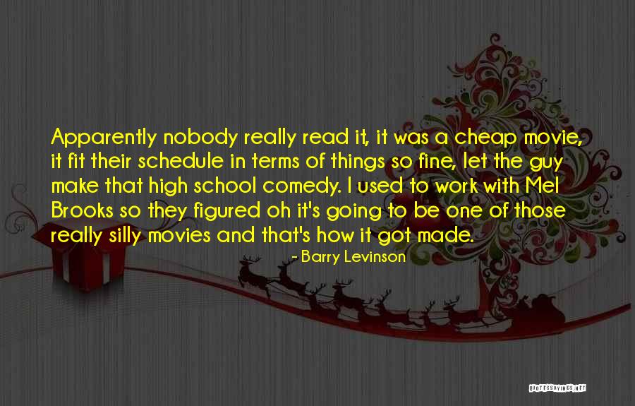 Condomed Quotes By Barry Levinson Condomed Quotes By Barry Levinson