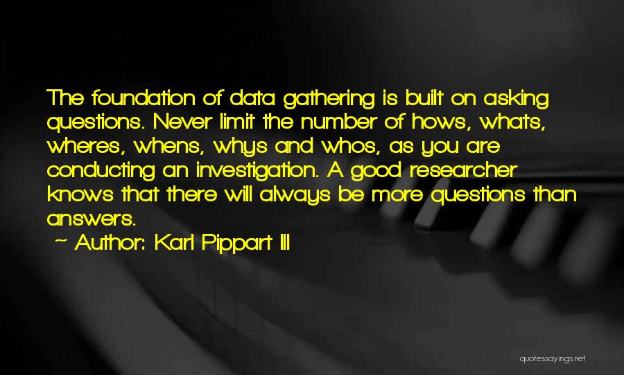 Conducting Research Quotes By Karl Pippart III