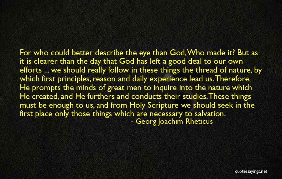 Conducts Quotes By Georg Joachim Rheticus Conducts Quotes By Georg Joachim Rheticus