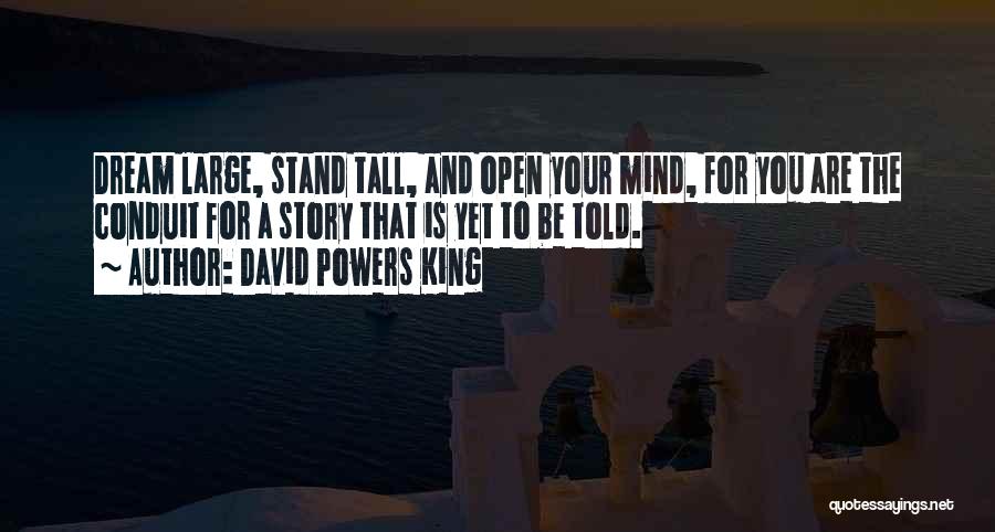 Conduit Quotes By David Powers King