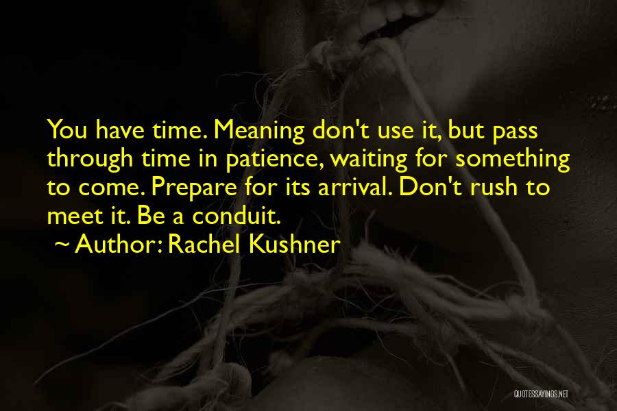 Conduit Quotes By Rachel Kushner