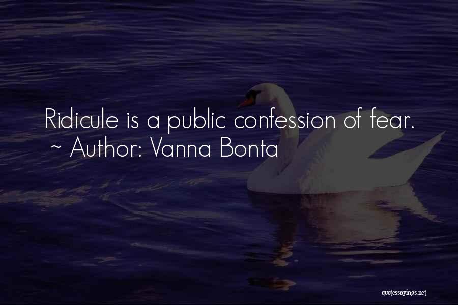 Confession Quotes By Vanna Bonta