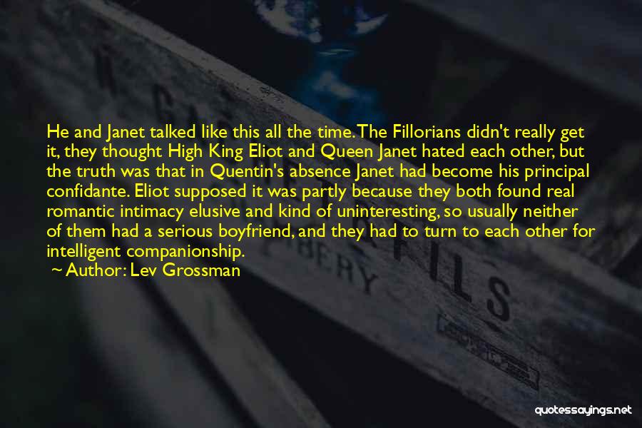 Confidante Quotes By Lev Grossman