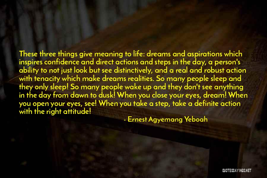 Confidence And Attitude Quotes By Ernest Agyemang Yeboah