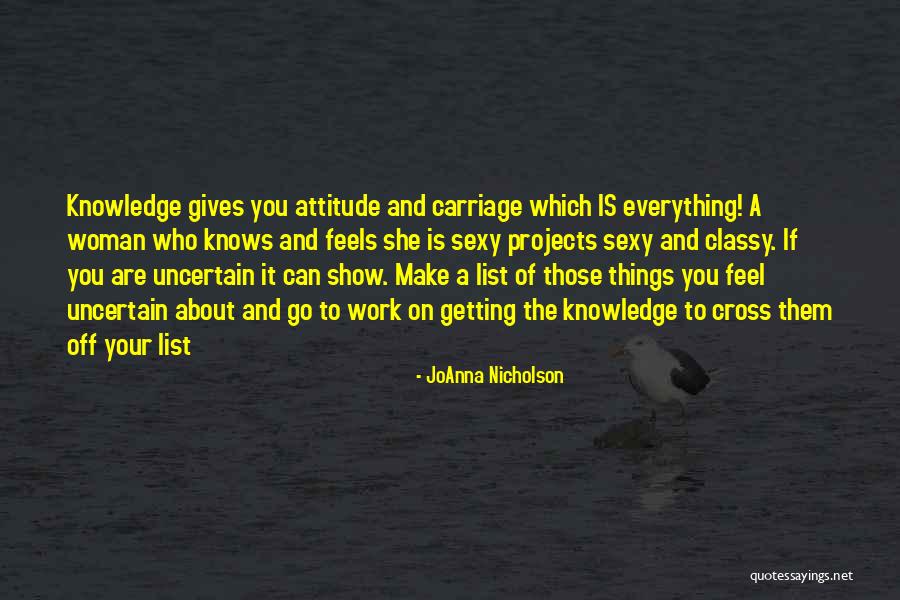 Confidence And Attitude Quotes By JoAnna Nicholson