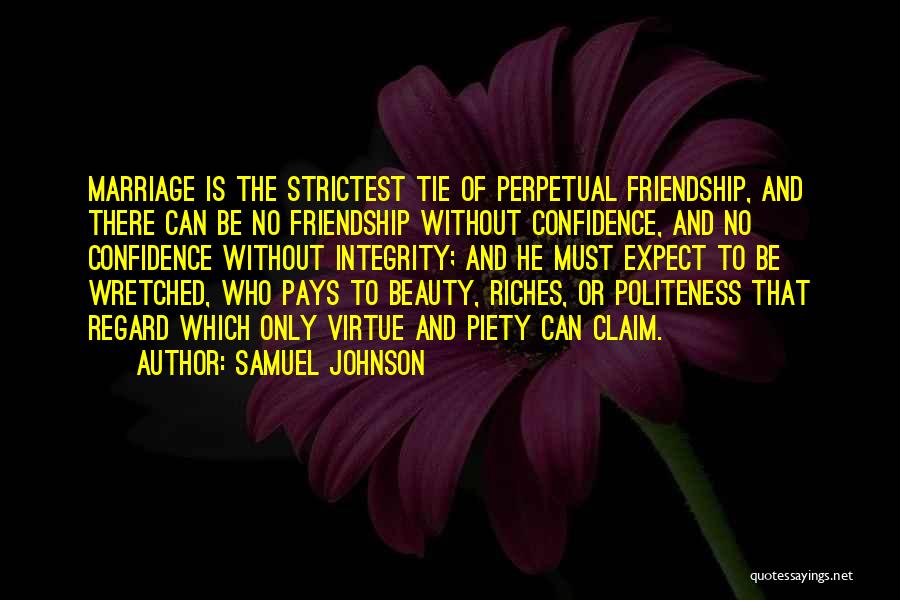 Confidence And Beauty Quotes By Samuel Johnson