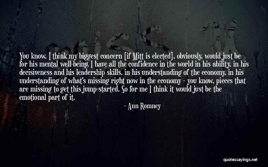 Confidence And Leadership Quotes By Ann Romney Confidence And Leadership Quotes By Ann Romney