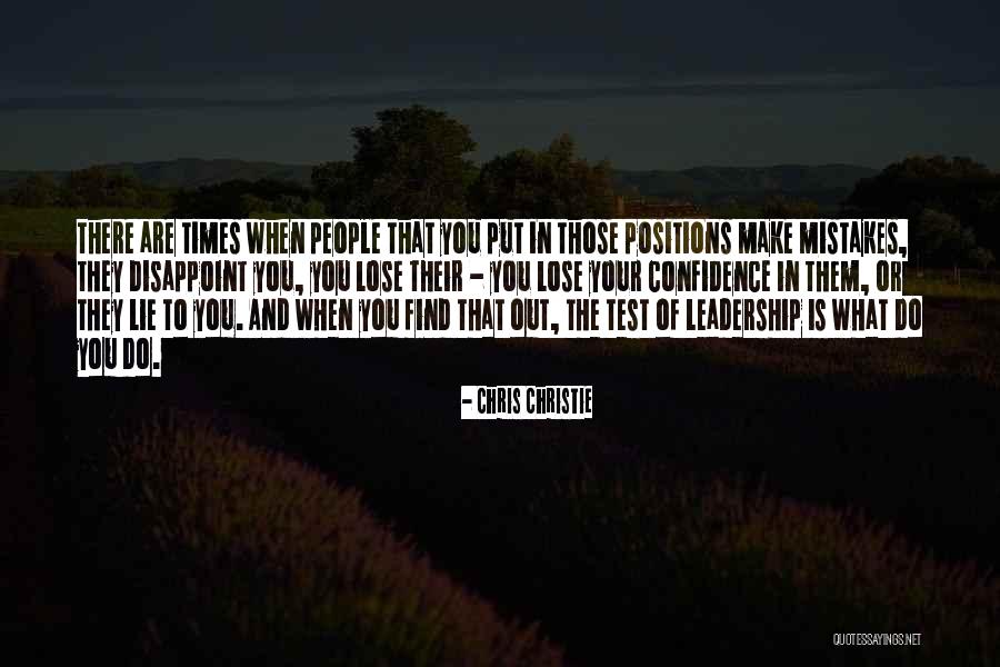 Confidence And Leadership Quotes By Chris Christie Confidence And Leadership Quotes By Chris Christie
