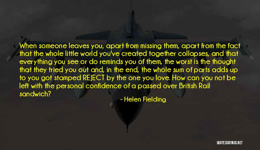 Confidence And Love Quotes By Helen Fielding