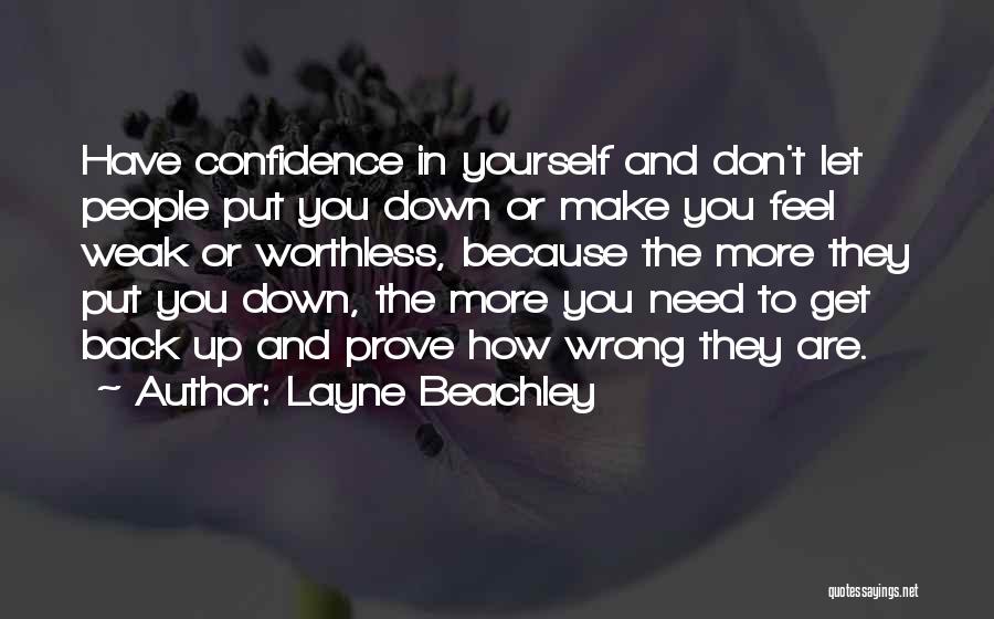 Confidence And Sports Quotes By Layne Beachley