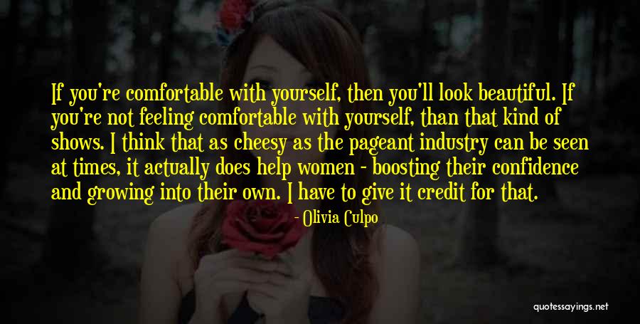 Confidence Boosting Quotes By Olivia Culpo Confidence Boosting Quotes By Olivia Culpo