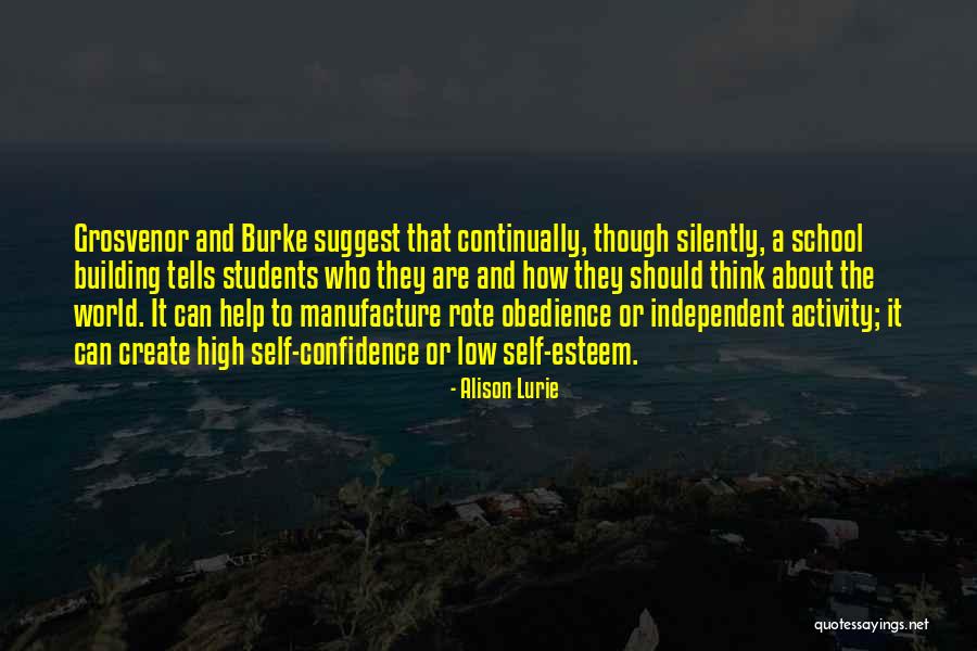 Confidence Building Quotes By Alison Lurie Confidence Building Quotes By Alison Lurie