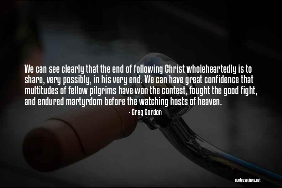 Confidence In Christ Quotes By Greg Gordon