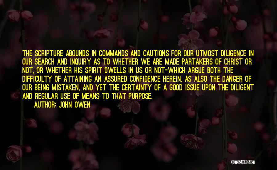 Confidence In Christ Quotes By John Owen