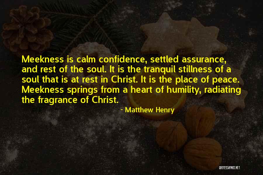 Confidence In Christ Quotes By Matthew Henry