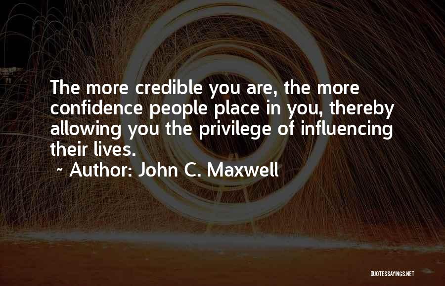 Confidence In Leadership Quotes By John C. Maxwell