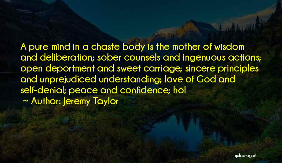 Confidence In Love Quotes By Jeremy Taylor