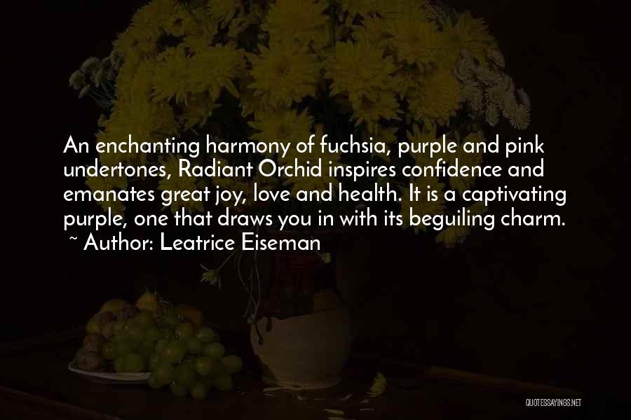 Confidence In Love Quotes By Leatrice Eiseman