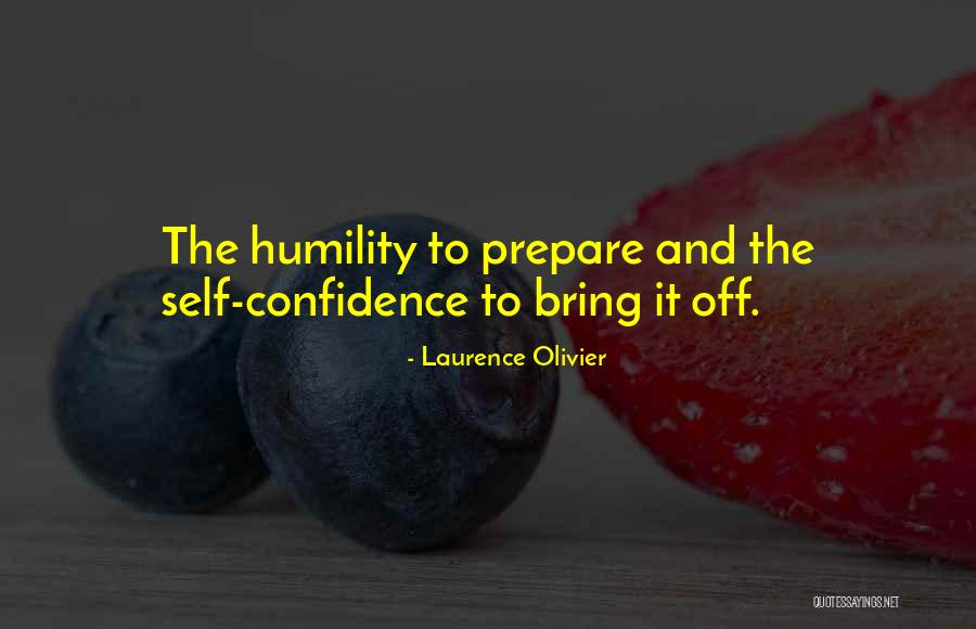 Confidence In Sports Quotes By Laurence Olivier