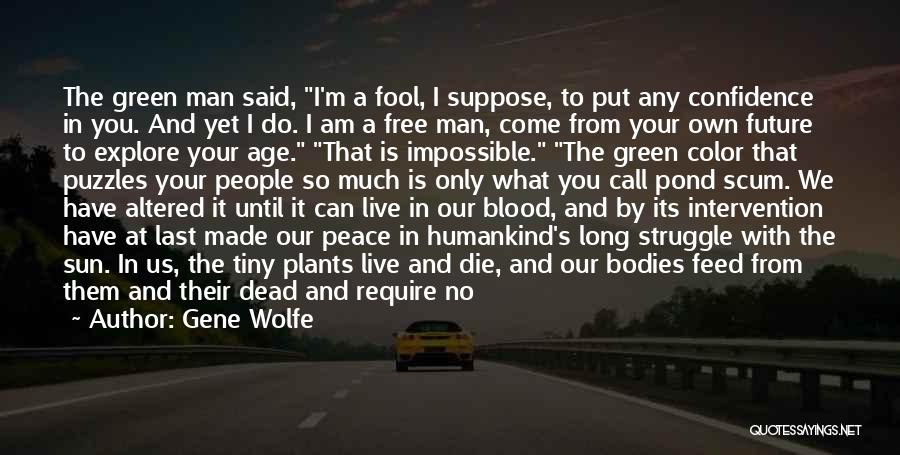 Confidence In The Future Quotes By Gene Wolfe