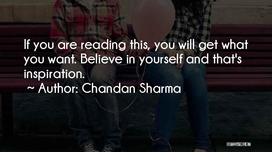 Confidence In Yourself Quotes By Chandan Sharma