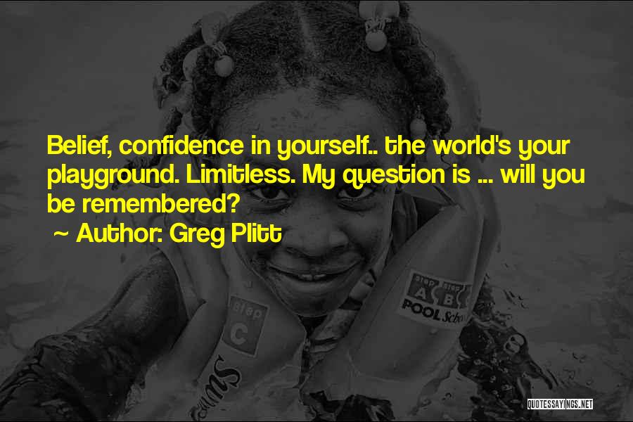 Confidence In Yourself Quotes By Greg Plitt