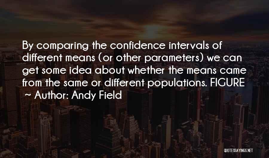 Confidence Intervals Quotes By Andy Field