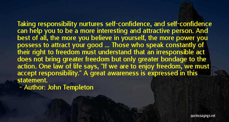 Confidence Is Attractive Quotes By John Templeton