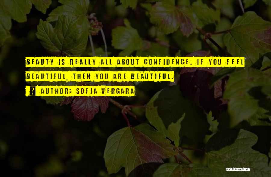 Confidence Is Beauty Quotes By Sofia Vergara