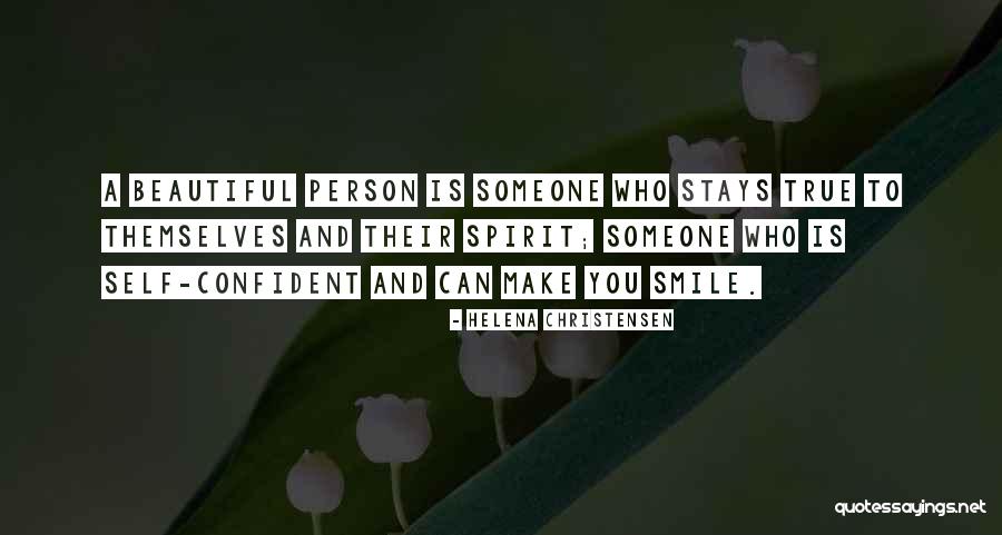 Confident And Beautiful Quotes By Helena Christensen Confident And Beautiful Quotes By Helena Christensen