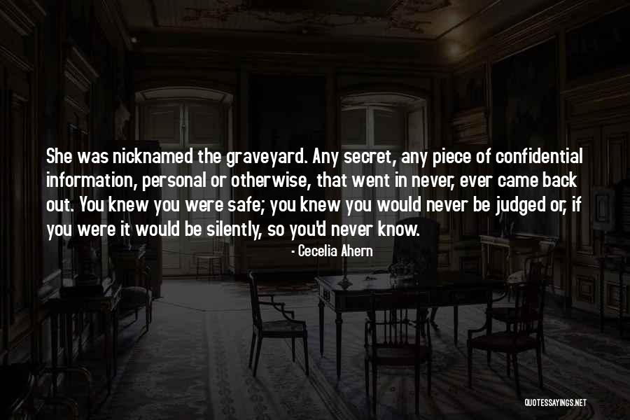 Confidential Information Quotes By Cecelia Ahern Confidential Information Quotes By Cecelia Ahern