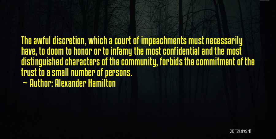 Confidential Quotes By Alexander Hamilton