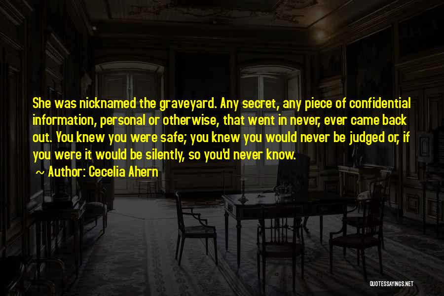 Confidential Quotes By Cecelia Ahern