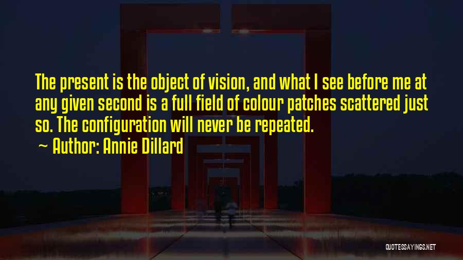 Configuration Quotes By Annie Dillard