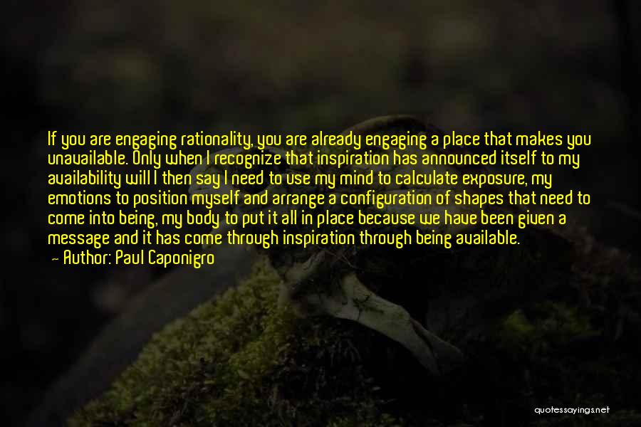 Configuration Quotes By Paul Caponigro