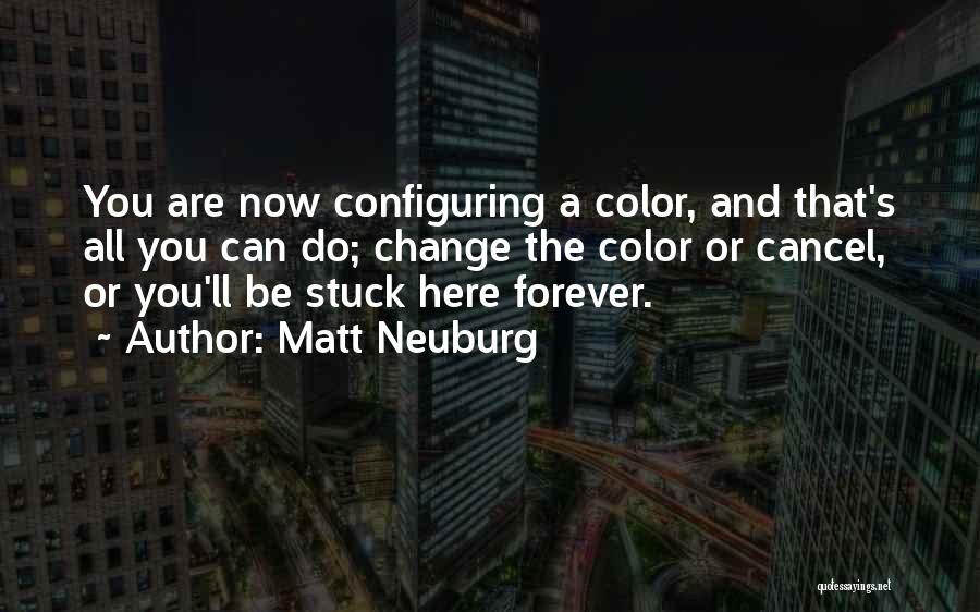 Configuring Quotes By Matt Neuburg