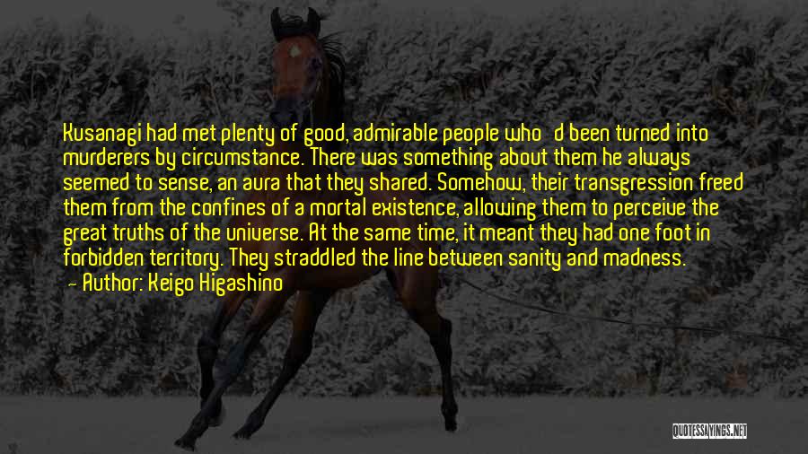 Confines Quotes By Keigo Higashino