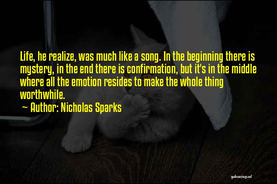 Confirmation Quotes By Nicholas Sparks