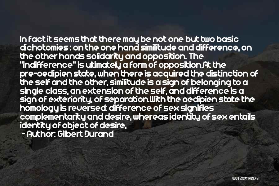 Conflict And Identity Quotes By Gilbert Durand