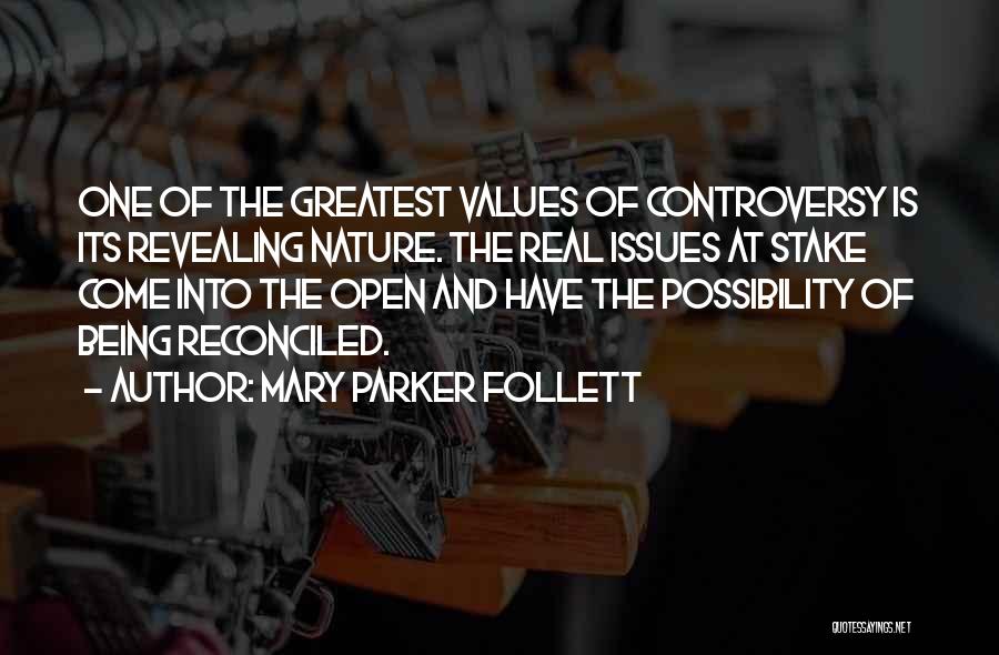 Conflict And Values Quotes By Mary Parker Follett