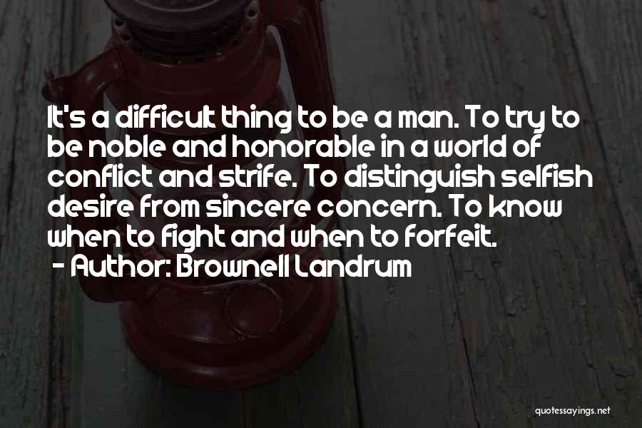 Conflict In Stories Quotes By Brownell Landrum