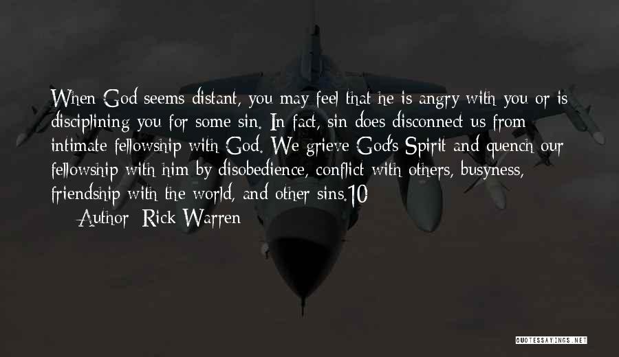 Conflict In The World Quotes By Rick Warren