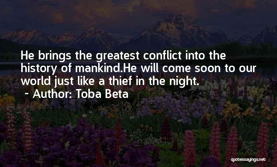 Conflict In The World Quotes By Toba Beta