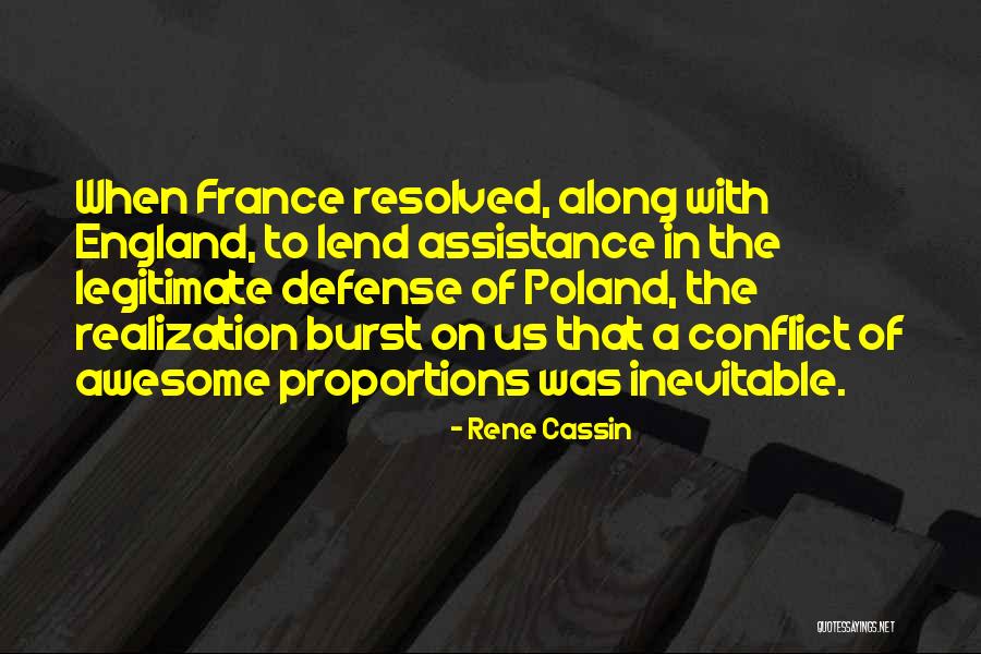 Conflict Inevitable Quotes By Rene Cassin Conflict Inevitable Quotes By Rene Cassin