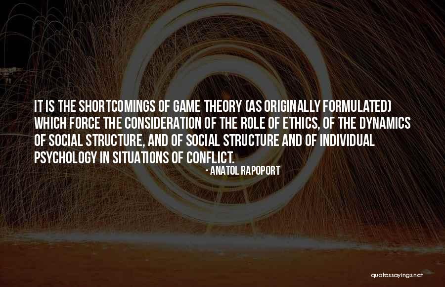 Conflict Theory Quotes By Anatol Rapoport