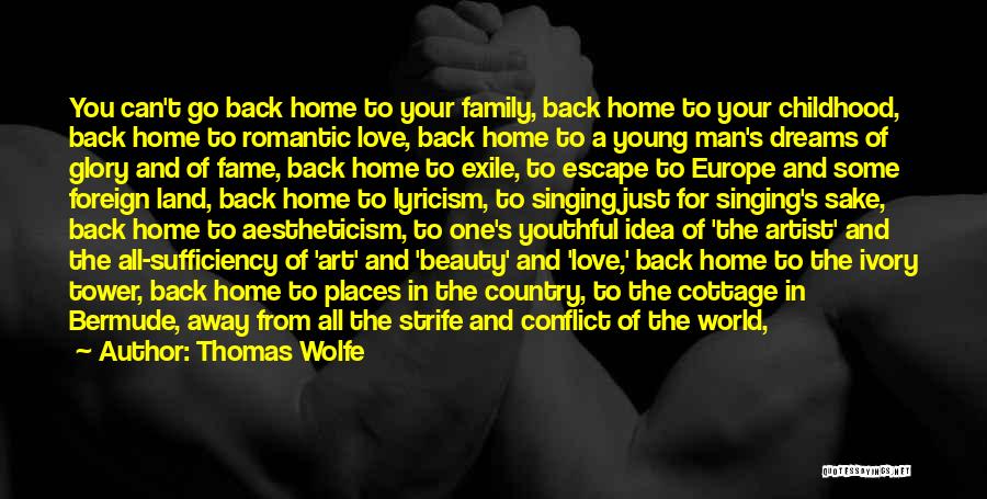 Conflict With Family Quotes By Thomas Wolfe