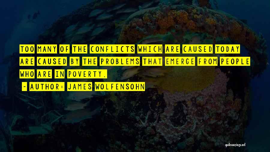 Conflicts Quotes By James Wolfensohn